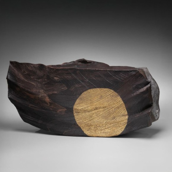 Hokusai 2024 Marbleized stoneware with silver and gold