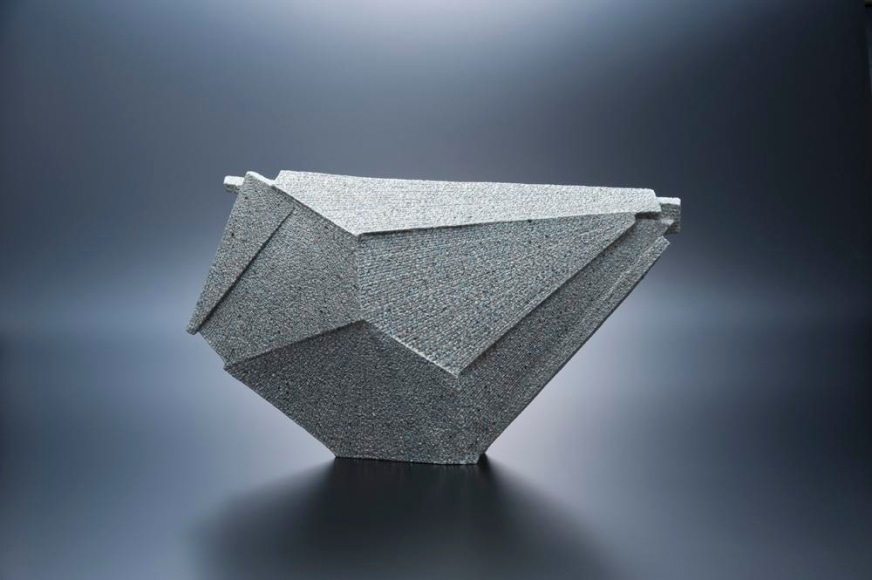 Horizontal pentagonal-shaped sculpture, 2012
