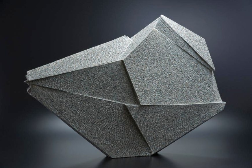 Large horizontal multi-faceted sculpture, 2011