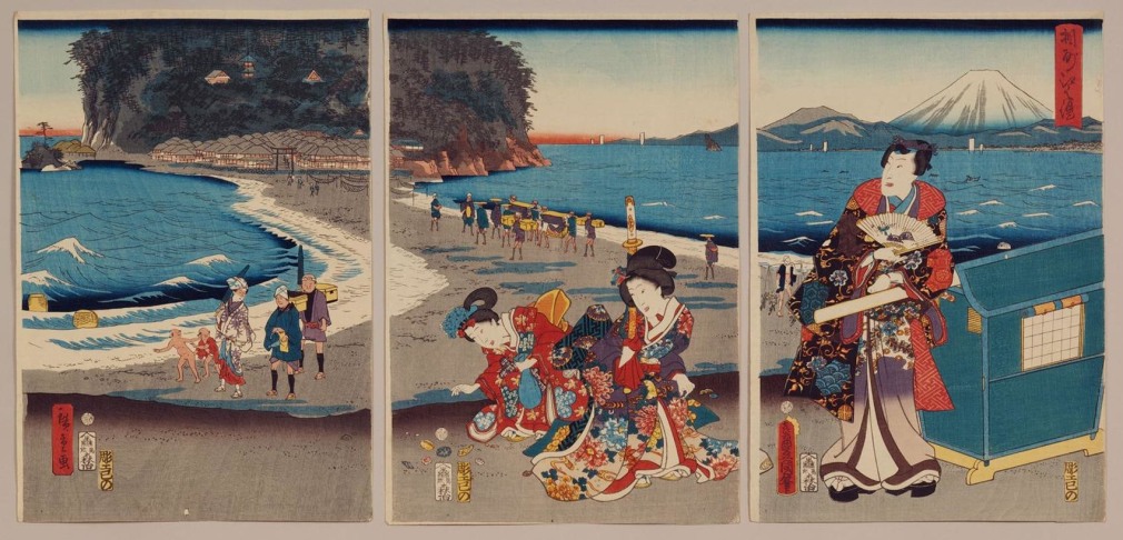 UTAGAWA HIROSHIGE II ( 1826-1869) and UTAGAWA KUNISADA (1786-1864)