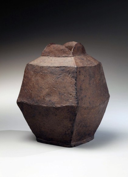 Black square vase, ca. 1985