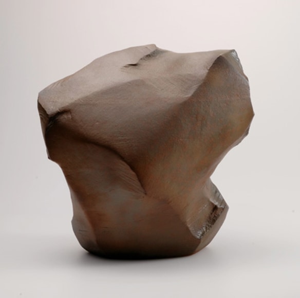 Monumental rock-like sculpture 