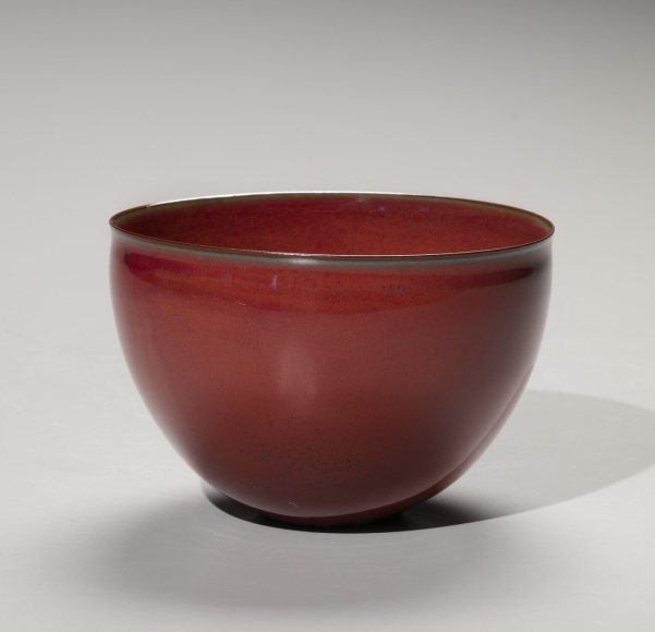 Kakuji chawan (fire-red celadon teabowl), 2019