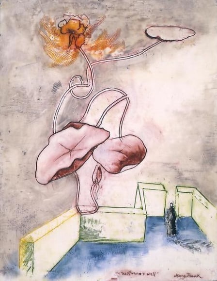 Nasturtium and Wall, 2007