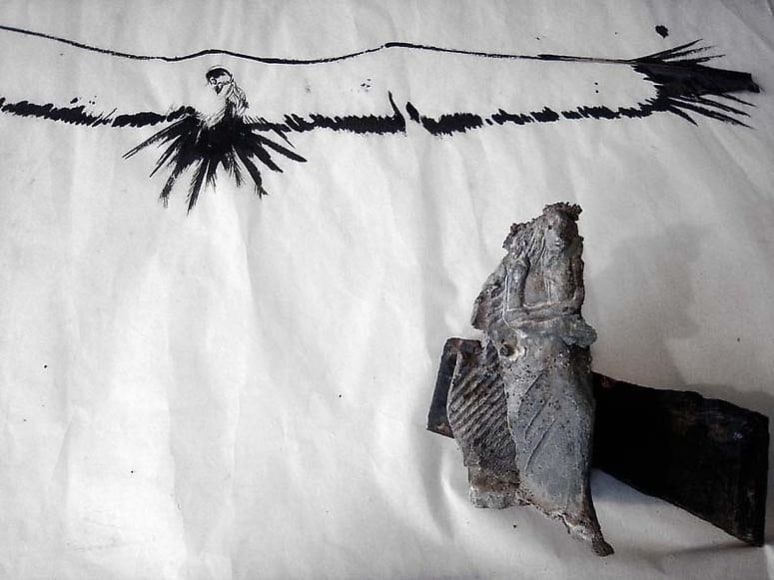 Gravity, 2009-2011 Archival pigment print on bamboo paper