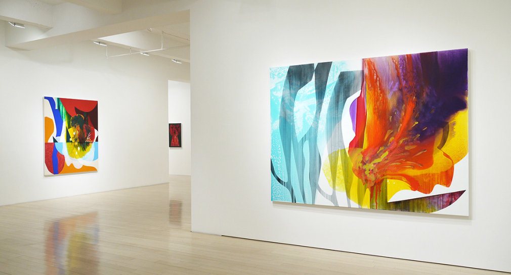 Carrie Moyer: Sirens - - Exhibitions - DC Moore Gallery