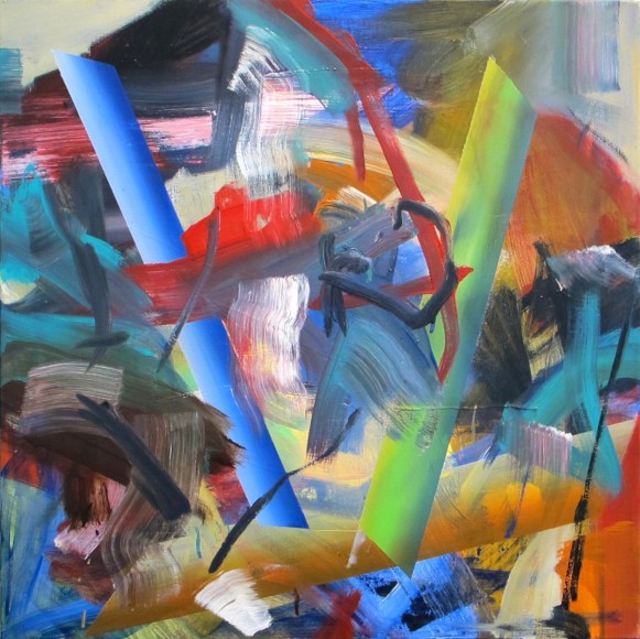 Oil on canvas painting by Gerhard Frommel