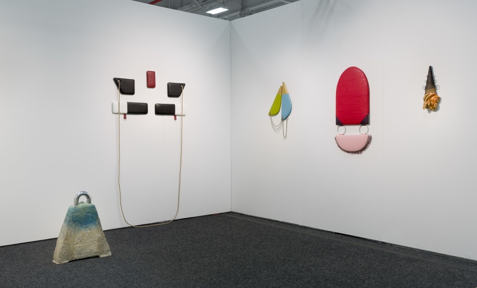 Install view of Trish Tillman sculpture