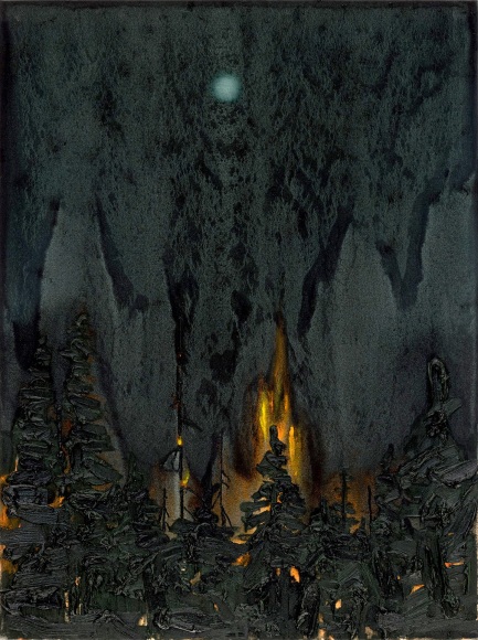 Painting by Kim Dorland