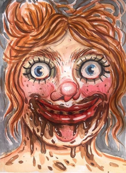 Work on paper by Rebecca Morgan