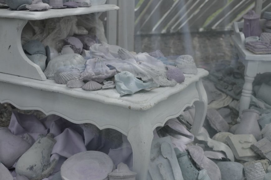 Outdoor installation by Julie Schenkelberg