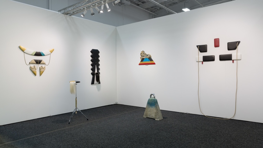 Install view of Trish Tillman sculpture