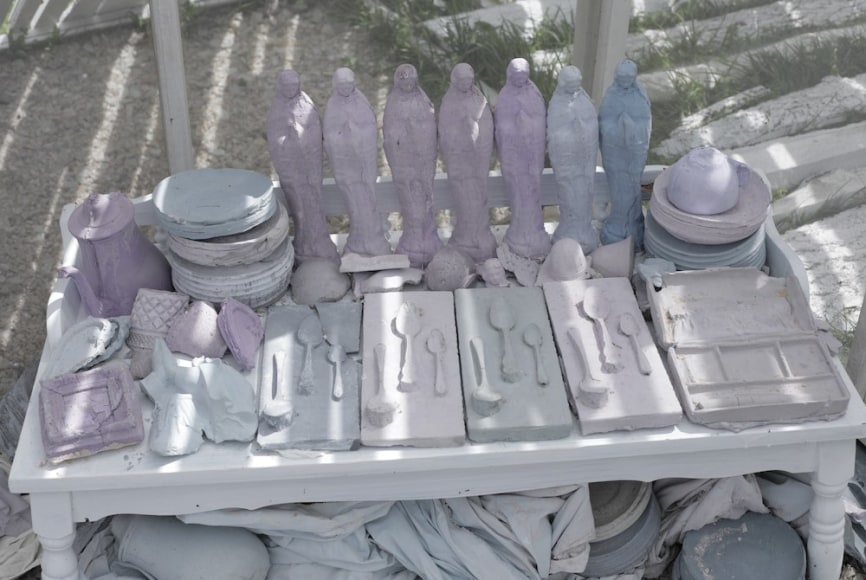 Outdoor installation by Julie Schenkelberg