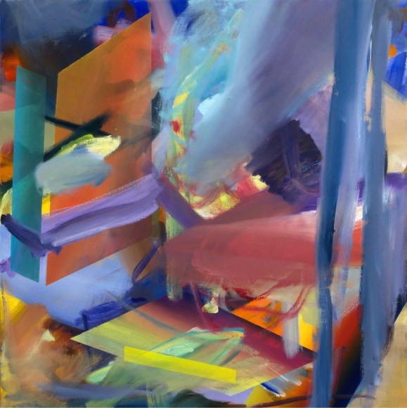 Oil on canvas painting by Gerhard Frommel