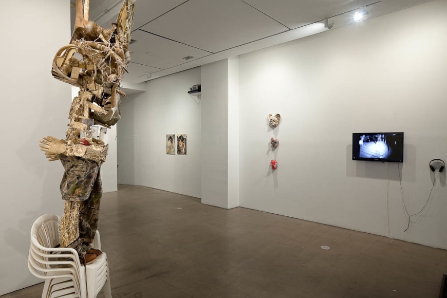 Installation view of "Salvajes"