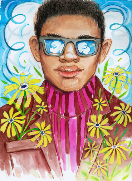 Work on paper by Rebecca Morgan