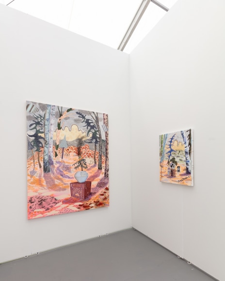 Installation view at UNTITLED Miami Booth B9 2022