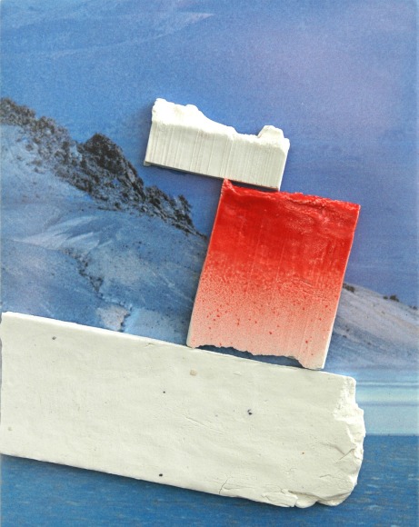 Ceramic photo collage by Marjolijn de Wit