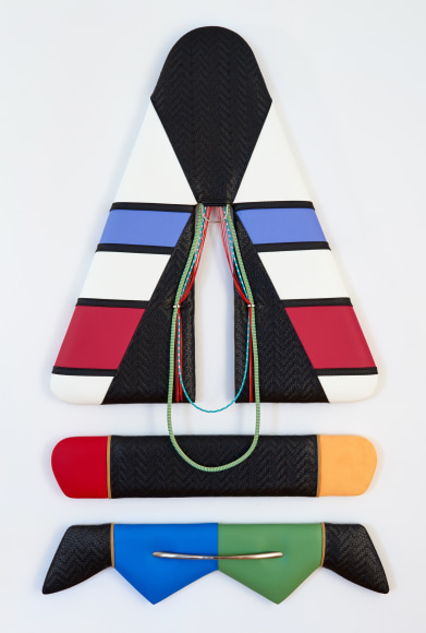 mixed media wall sculpture