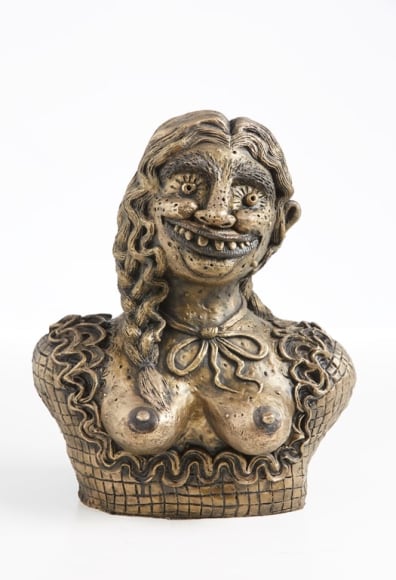 brass sculpture by Rebecca morgan