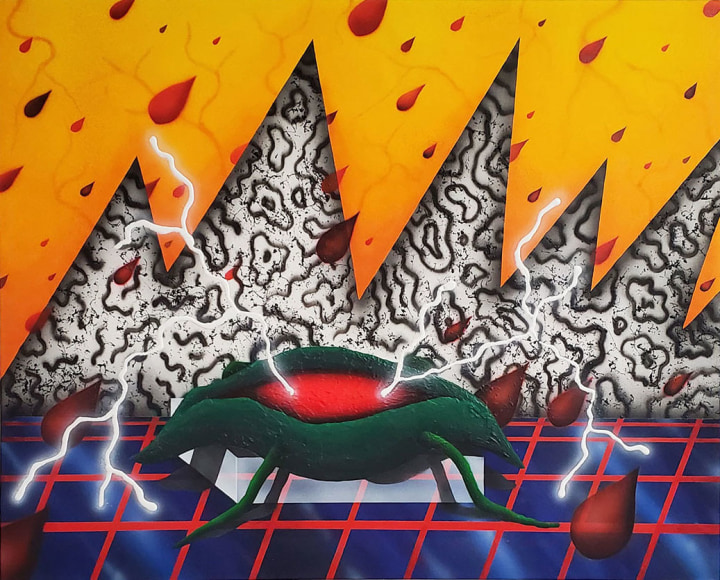 Painting by Christopher Huff