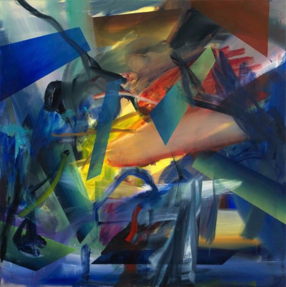 Oil on canvas painting by Gerhard Frommel