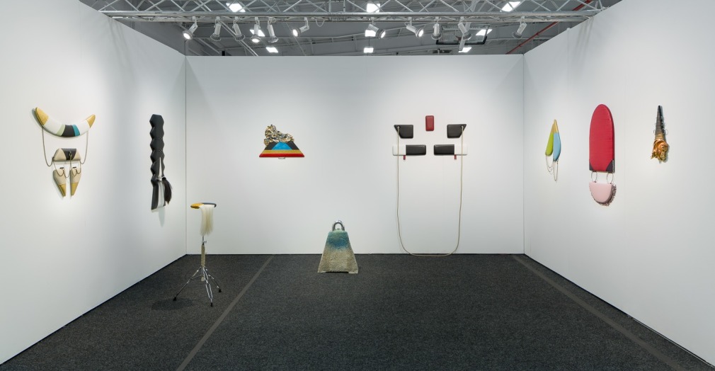 Install view of Trish Tillman sculpture