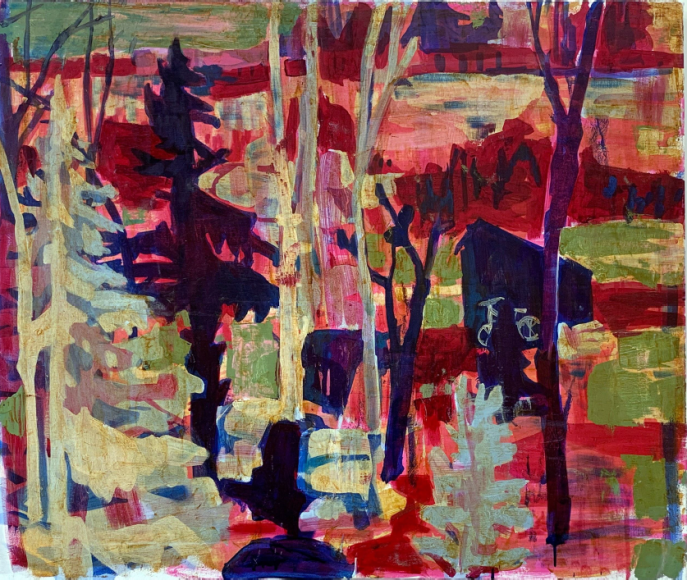 Painting by Allison Gildersleeve