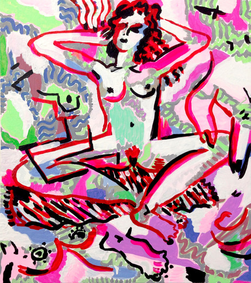 Painting on canvas