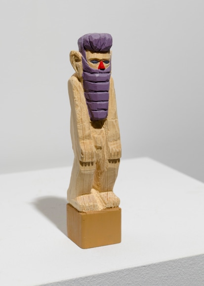 Wood sculpture by Gudmundur Thoroddsen