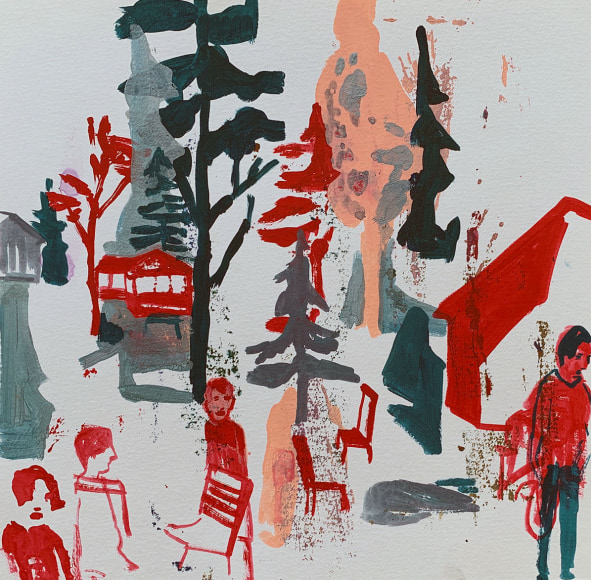 Work on paper by Allison Gildersleeve