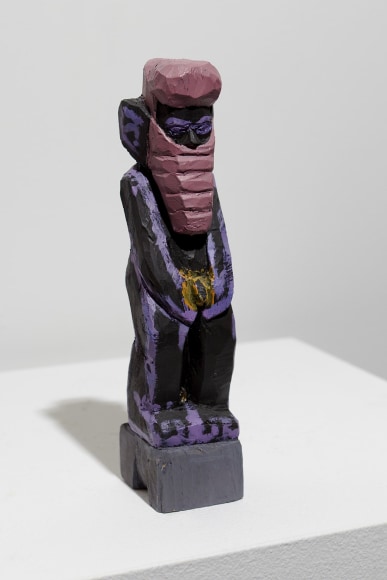Wood sculpture by Gudmundur Thoroddsen