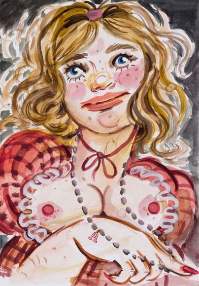 Work on paper by Rebecca Morgan