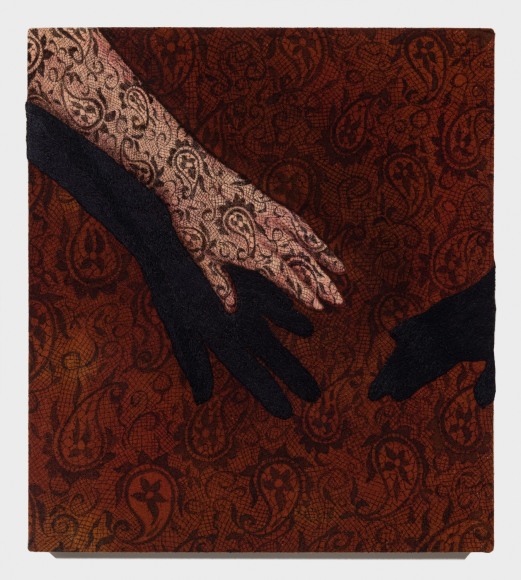 Painting on silk by Katarina Riesing