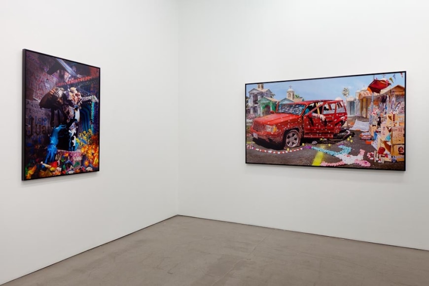 installation of works by Jasper de Beijer