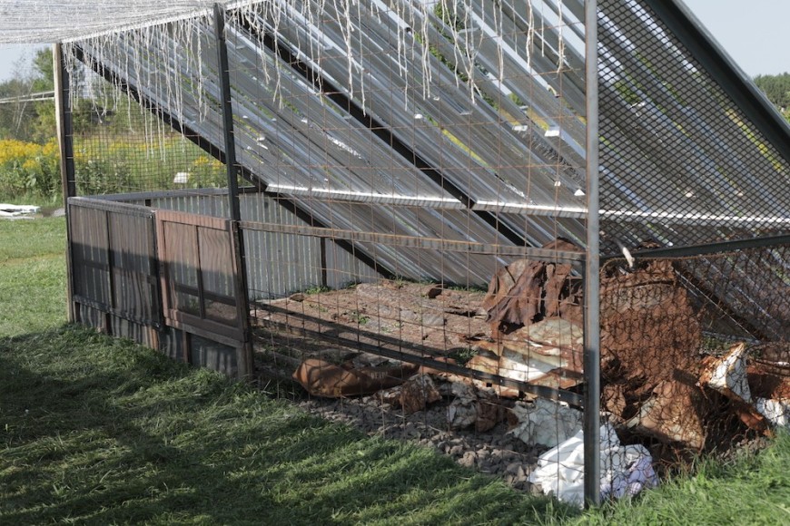 Outdoor installation by Julie Schenkelberg