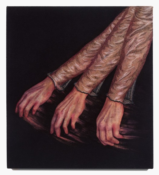 Silk painting by Katarina Riesing