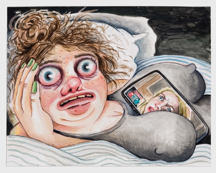 Work on paper by Rebecca Morgan