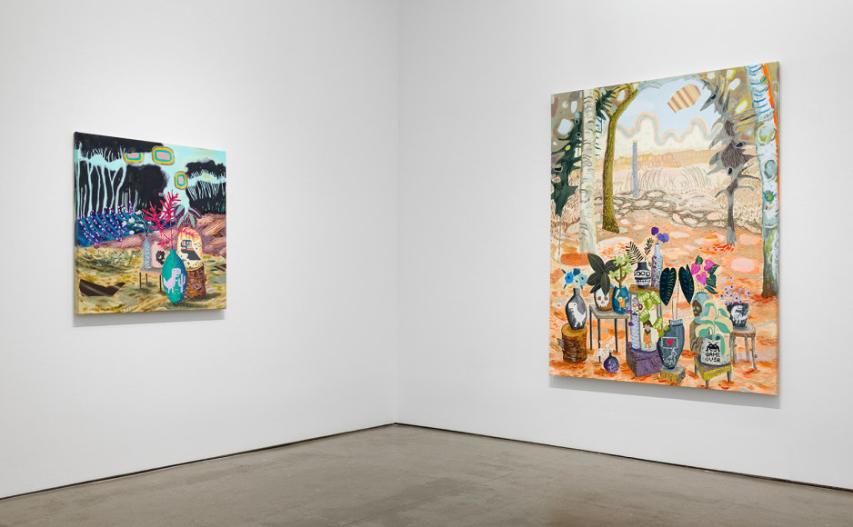 Installation view of Melanie Daniel: "No Man's Land"
