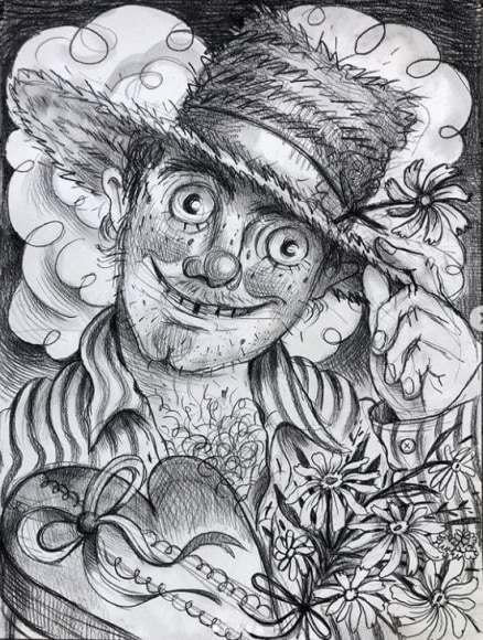 Work on paper by Rebecca Morgan