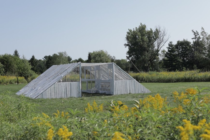 Outdoor installation by Julie Schenkelberg