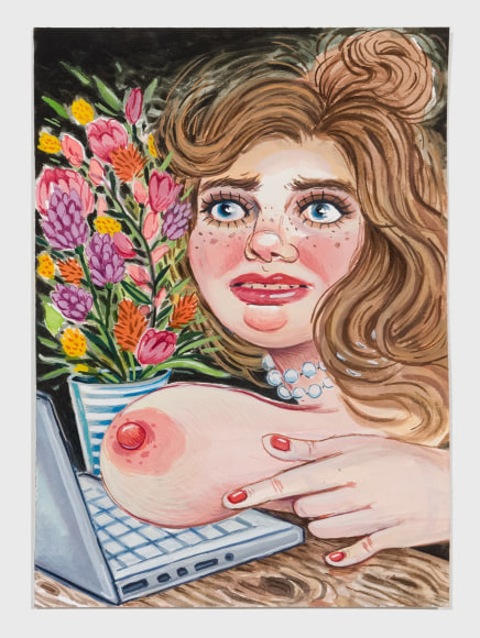 Work on paper by Rebecca Morgan