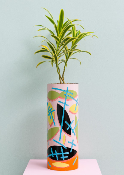 Pot in art pot