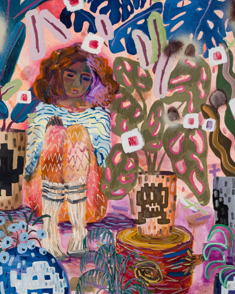 Painting by Melanie Daniel