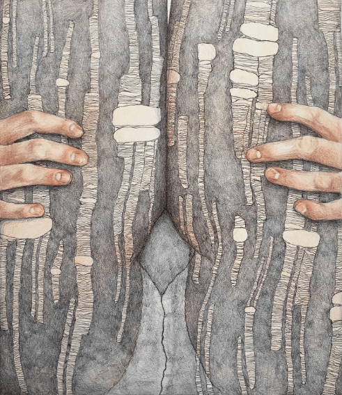 Work on paper by Katarina Riesing