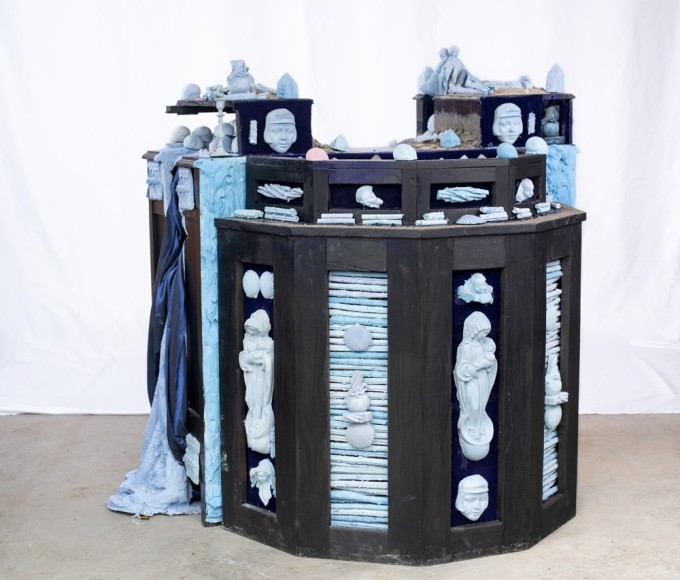 large floor sculpture