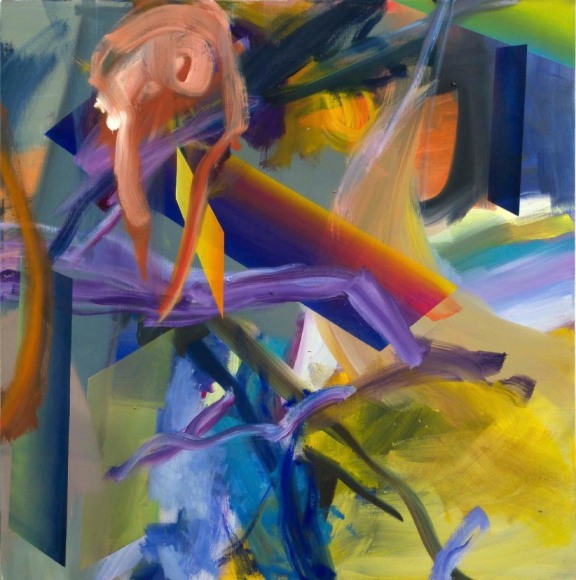 Oil on canvas painting by Gerhard Frommel