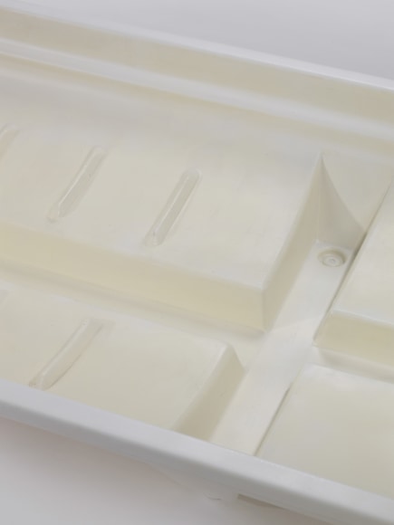 daybed in an empty room