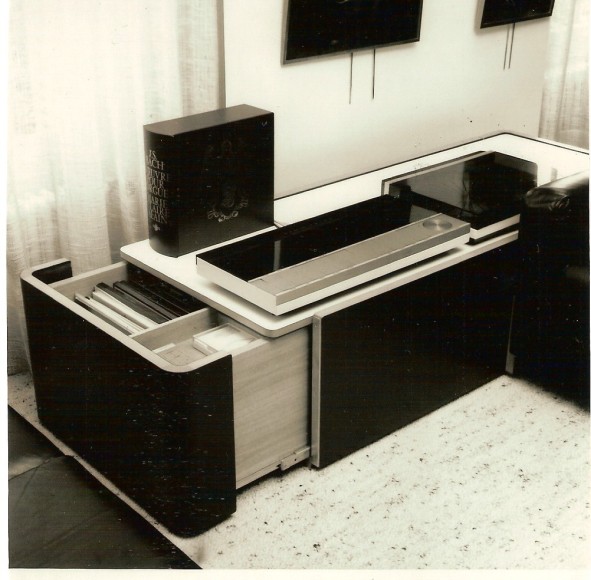 Living room in a villa, Saint-Germain-en-Laye, France, 1972/1975.
