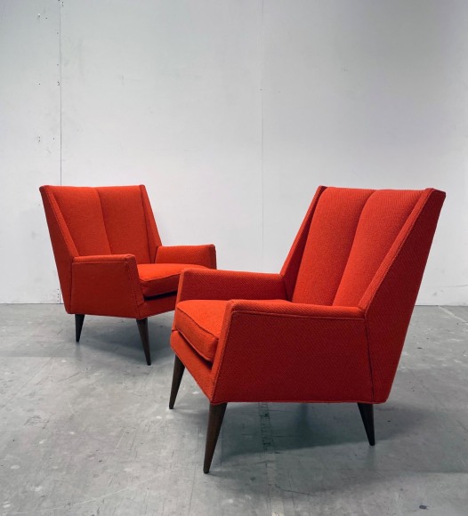 red chairs in a room